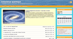 Desktop Screenshot of consciencequantique.com