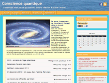 Tablet Screenshot of consciencequantique.com